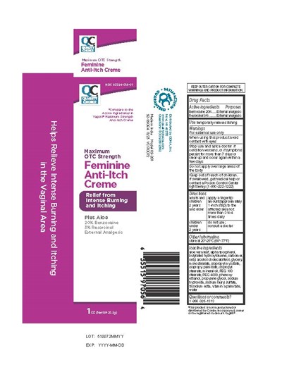 Pack - 92 89064 1123 Fem Anti Itch Cream